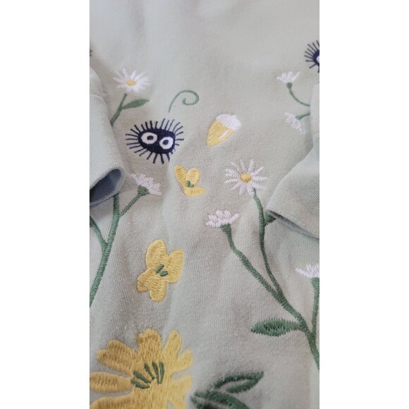 Studio Ghibli x Her Universe “My Neighbor Totoro” Embroidered Floral Sweats - Picture 2 of 10